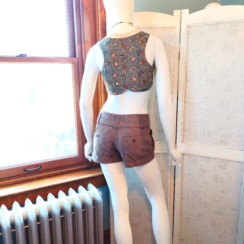 🍄Heritage 1981 linen cotton shorts Sz. 1